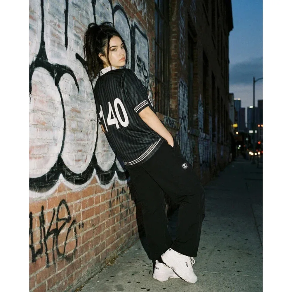 BLACK DEEP COLLAR JERSEY S